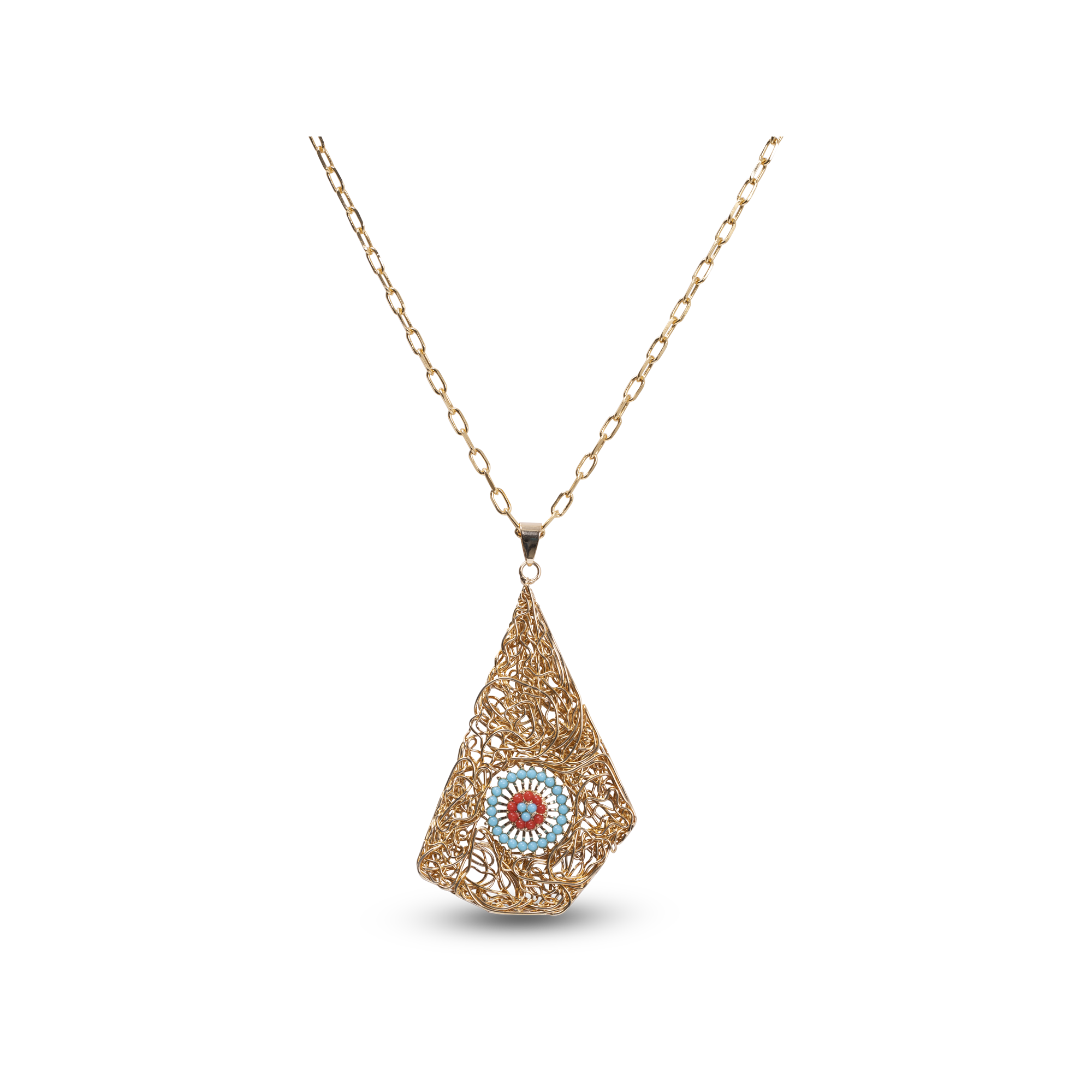 Niu Blau Flower Necklace